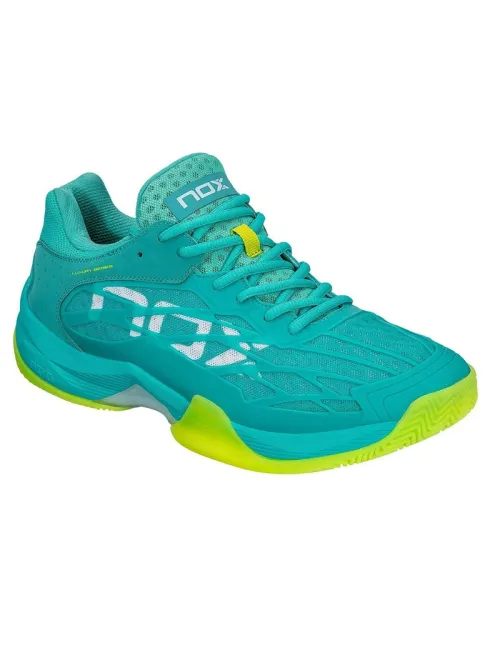 Nox At10 Lux Turquesa Amarillo Mujer Calatluxtlime | Ofertas de padel