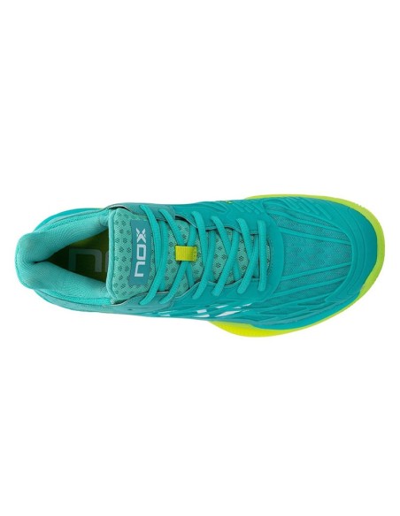 Nox At10 Lux Turquesa Amarillo Mujer Calatluxtlime | Ofertas de padel