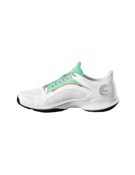 Wilson Sapatilhas Hurakn 2.0 Branco Verde Mulher Wrs331180 | Ofertas de padel