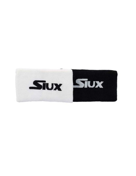 Siux Polsino lungo in cotone jacquard Nero Nero Bianco |Padel offers