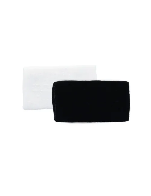 Siux Polsino lungo in cotone jacquard Nero Nero Bianco |Padel offers