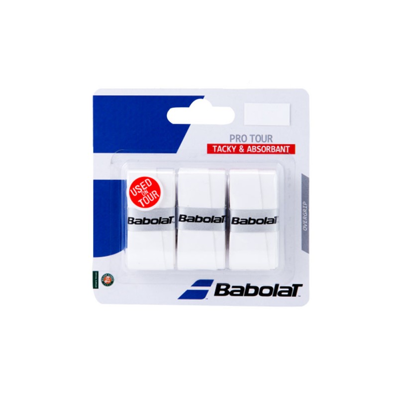 Sobregrip Babolat Pro Tour X3 Branco 653037 101
