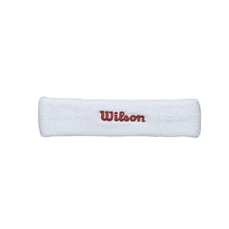 Cinta Para La Cabeza Wilson Blanca Logo Wr5600110