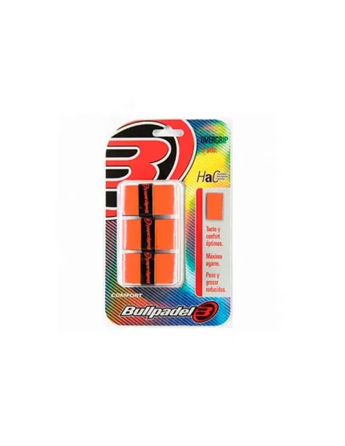 3 OVERGRIP Bullpadel GB-1200 ARANCIONI |Padel offers
