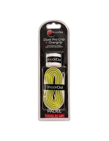 Dual Pro Grip White/Yellow 100-0016 | Ofertas de padel