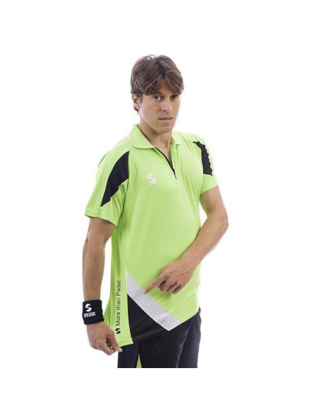 Polo Padel Softee K3 Verde Negro | Ofertas de pádel