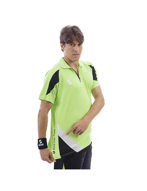 Polo Padel Softee K3 Verde Negro | Ofertas de pádel