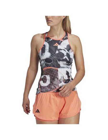 Camiseta Adidas Tirantes Club Graph Hr6495 Mujer | Ofertas de pádel