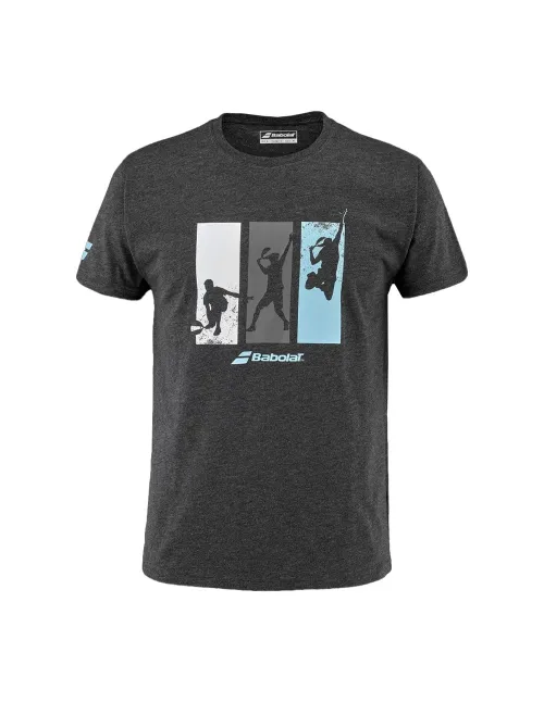 Babolat T-shirt T-shirt de algodão 6ms23441 1000 | Ofertas de padel