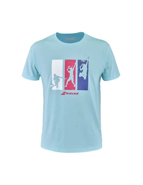 T-shirt Babolat Cotton Tee 6ms23441 1000 | Ofertas de padel