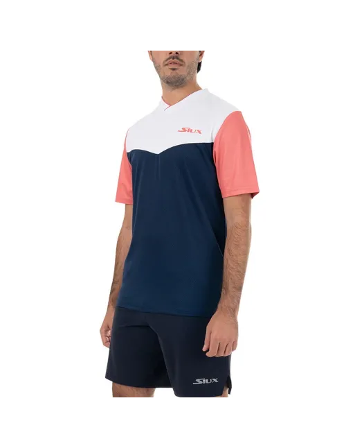 CAMISETA SIUX KUTAK CORAL | Ofertas de padel