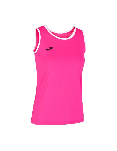 Camiseta Tirantes Break Rosa Fluor Mujer