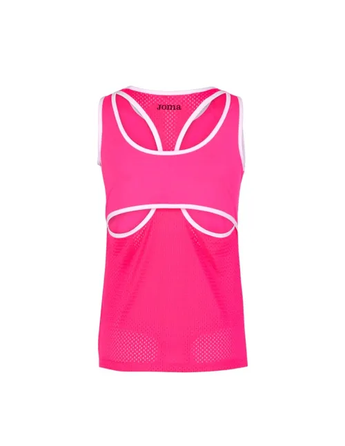 Tank Top Joma Break Women's Fluor Pink | Ofertas de padel