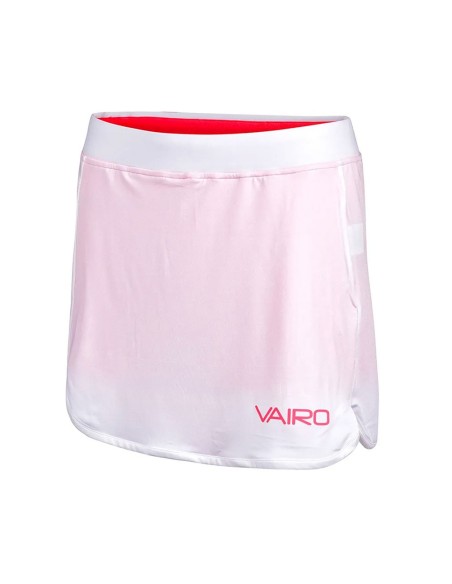 Skirt Vairo Columns White Pink | Ofertas de padel Skirt Vairo Columns White Pink | Ofertas de padel