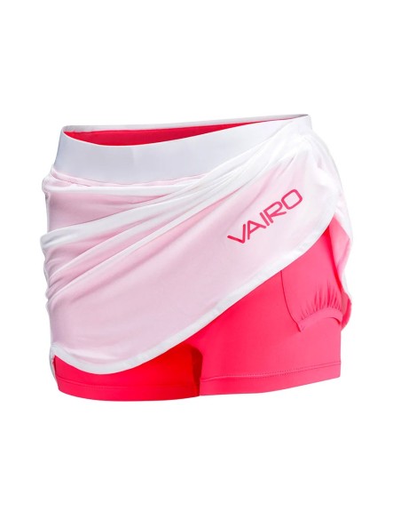 Skirt Vairo Columns White Pink | Ofertas de padel Skirt Vairo Columns White Pink | Ofertas de padel