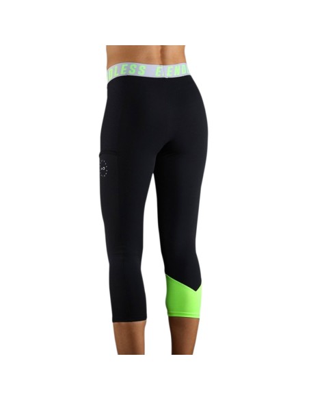 Endlesss Vanity Pocket Iconic 7/8 Legging 40211 Preto Verde Mulher | Ofertas de padel