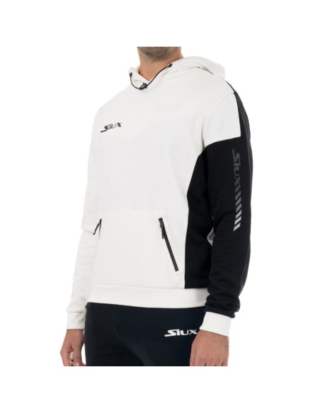 Siux Siux Sweatshirt Hoodie Pazen Branco | Ofertas de padel