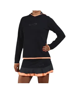 Sudadera Endless Breath 40022 Black Salmon Mujer | Ofertas de pádel