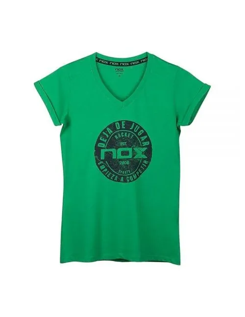 Nox Camiseta Basic Nox Verde Mujer