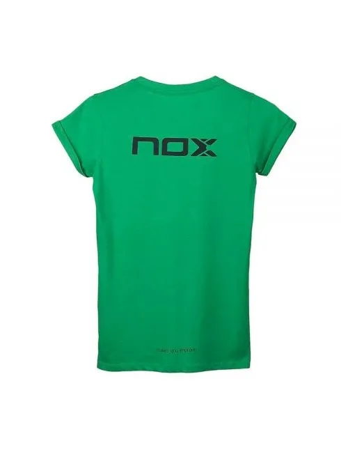 Nox Camiseta Basic Nox Verde Mujer | Ofertas de pádel