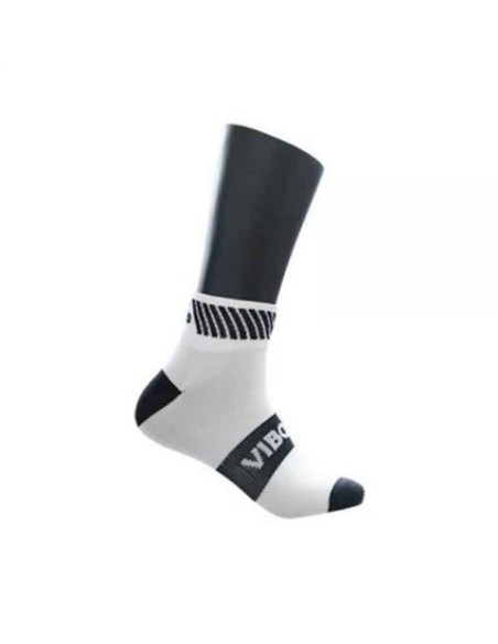 Calcetines Vibor-A Caña Baja Blanco/Negro | Ofertas de pádel