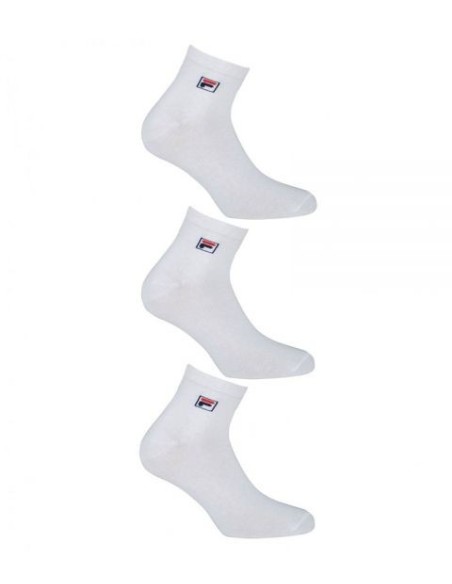 3 Pack of Fila F9303 300 White Socks | Ofertas de padel