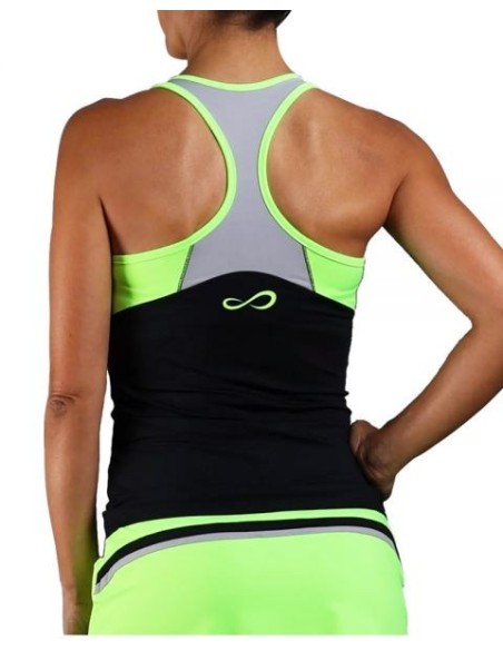 Endless Flow Maglietta 40003 Nero Verde Donna |Padel offers Endless Flow Maglietta 40003 Nero Verde Donna |Padel offers