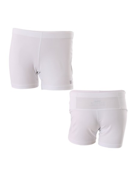 Short Wilson Compression Blanco Wra344400100md | Ofertas de pádel