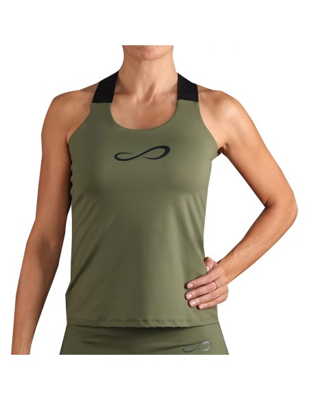 Endless T-shirt Iconic II Army Woman | Ofertas de padel
