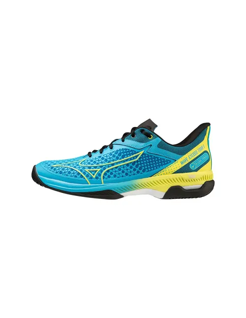 Mizuno Wave Exceed Tour 5 Ac Azul Amarillo 61Ga227025 | Ofertas de pádel