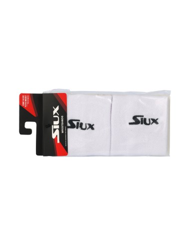 Pack 2 Club Wristbands Siux White