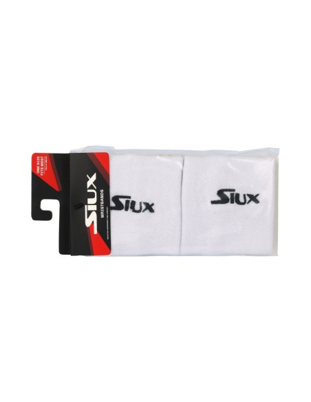 Siux Pack 2 Club Wristbands Branco | Ofertas de padel