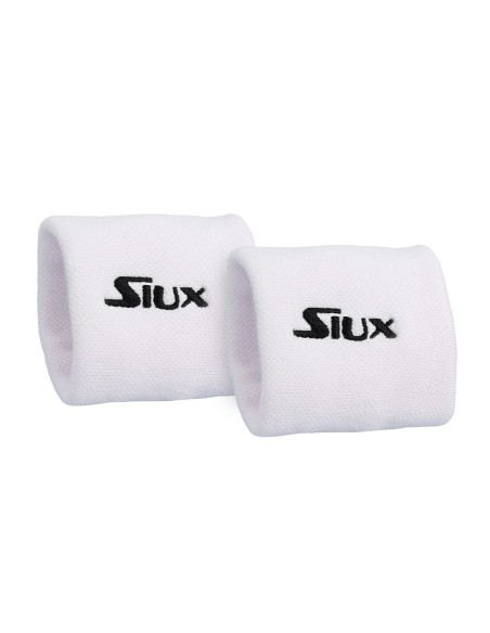 Pack 2 Muñequera Club Siux Blanco | Ofertas de pádel