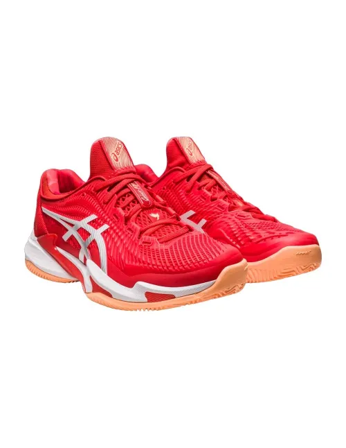 Asics Court Ff 3 Novak Clay Red White 1041a364 961 |Padel offers