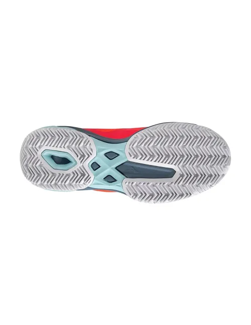 Mizuno Wave Exceed Light CC WOS ROJO MUJER | Ofertas de pádel
