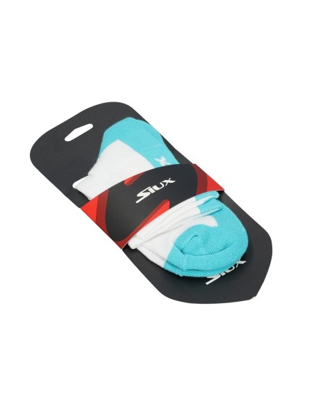 Siux Meias Meia Meia Meia Corvo Branco Turquesa | Ofertas de padel