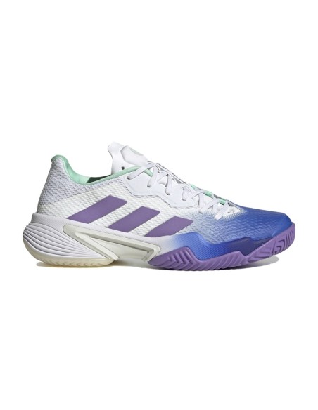 Adidas Barricade Blanco Azul Mujer Hp7417 | Ofertas de pádel