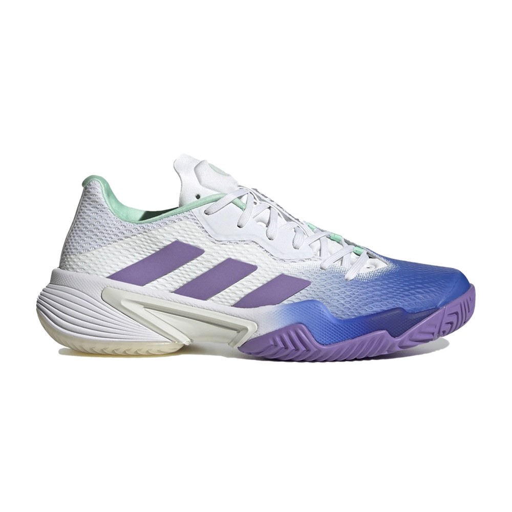 Adidas Barricade Blanco Azul Mujer Hp7417 Talla 42