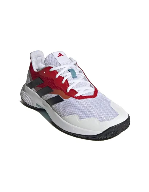 Adidas Courtjam control WHITE RED HQ8469 | Ofertas de padel