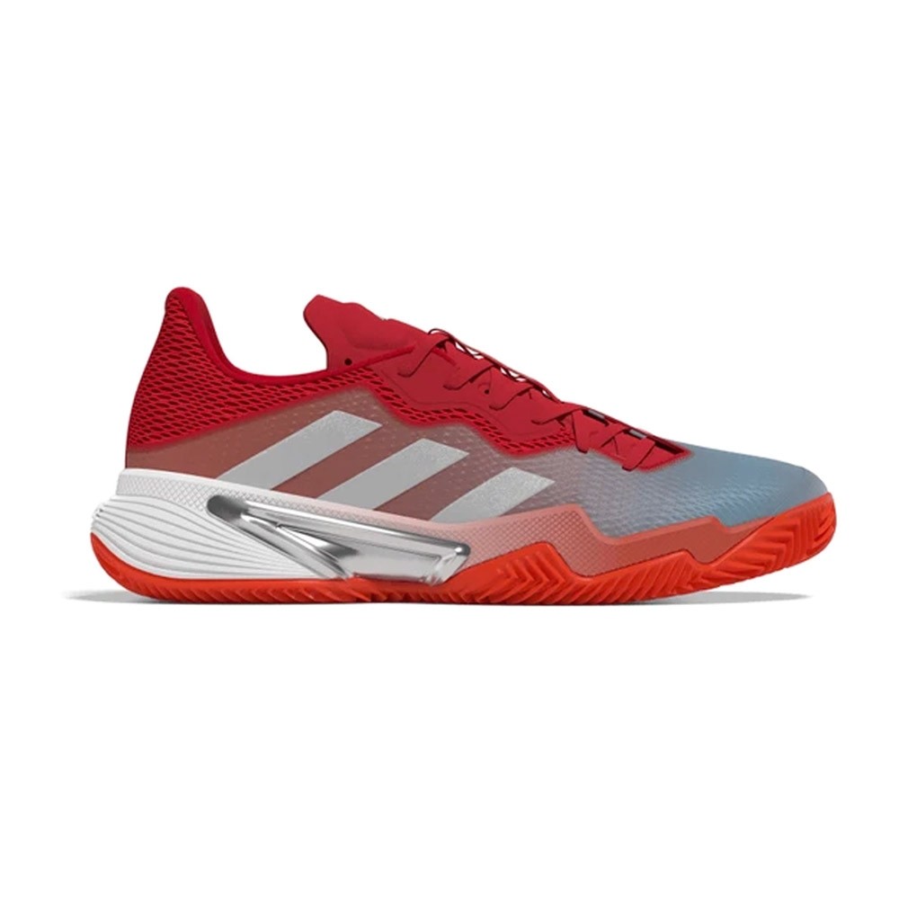 Adidas Barricade Clay Rojo Gris Mujer Hq8427 Talla 38