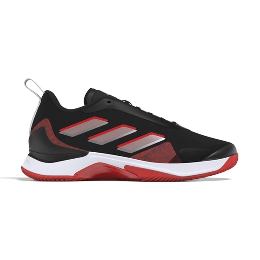 Adidas Avacourt Clay Negro Rojo Mujer Hq8409 Talla 36 2/3