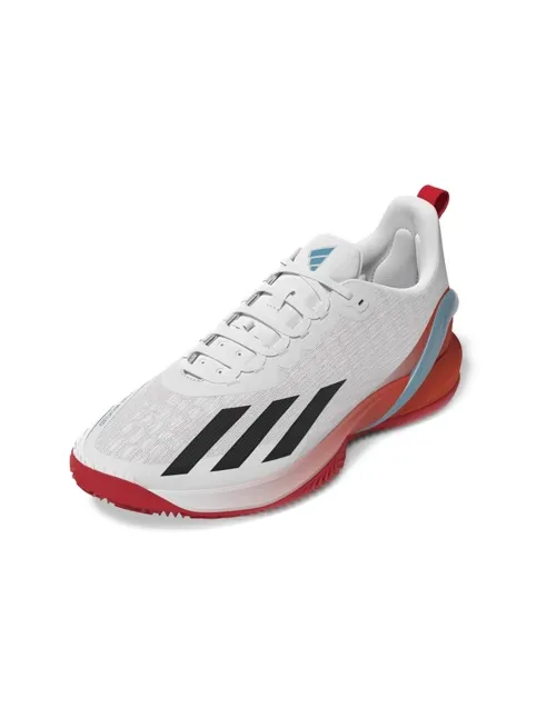 Adidas Adizero Cybersonic Clay Blanco Rojo Hq5923 | Ofertas de padel