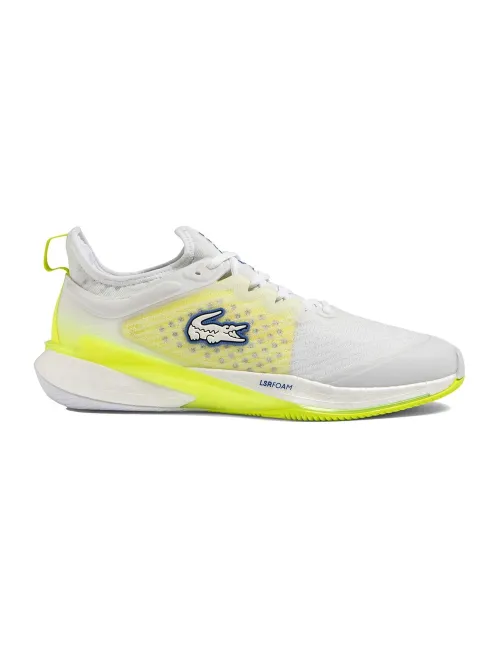 Lacoste Lite All Blanco Amarillo 45M014 V05 | Ofertas de pádel