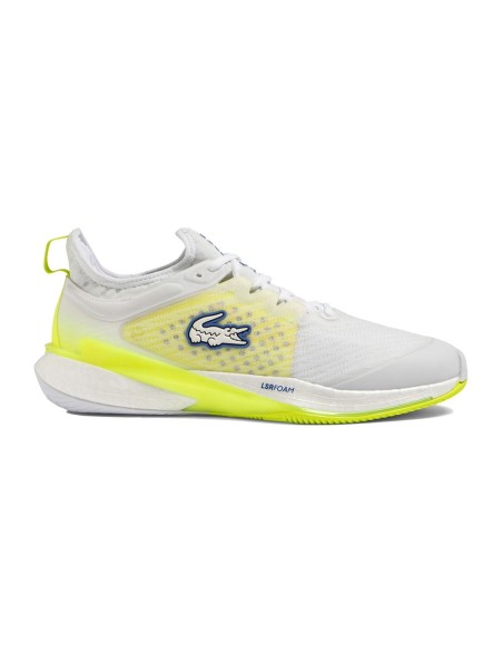 Lacoste Lite All Blanco Amarillo 45M014 V05 | Ofertas de pádel Lacoste Lite All Blanco Amarillo 45M014 V05 | Ofertas de pádel