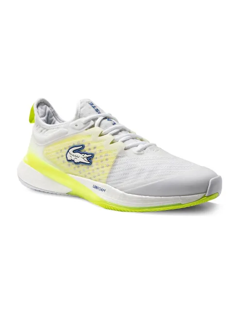 Lacoste Lite All Blanco Amarillo 45M014 V05 | Ofertas de pádel