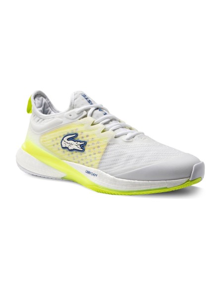 Lacoste Lite All Blanco Amarillo 45M014 V05 | Ofertas de pádel Lacoste Lite All Blanco Amarillo 45M014 V05 | Ofertas de pádel