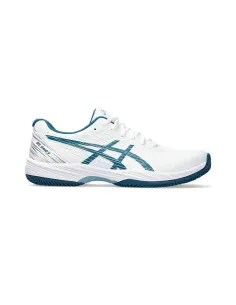 Asics Gel-Game 9 Clay Oc Blanco Turquesa 1041A358 102 |Padel offers