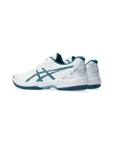 Asics Gel-Game 9 Clay Oc Blanco Turquesa 1041A358 102 |Padel offers 2