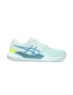 Asics Gel-Resolution 9 Gs Clay Azul Turquesa Junior 1044A068 402 | Ofertas de pádel