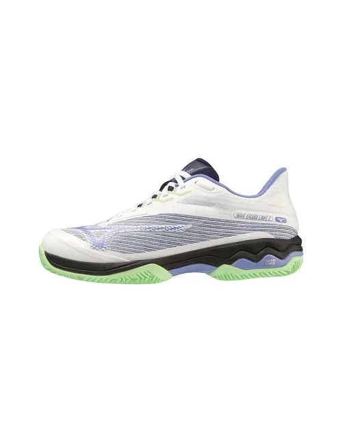 Mizuno Wave Exceed Light 2 Padel Blanco Verde | Ofertas de padel